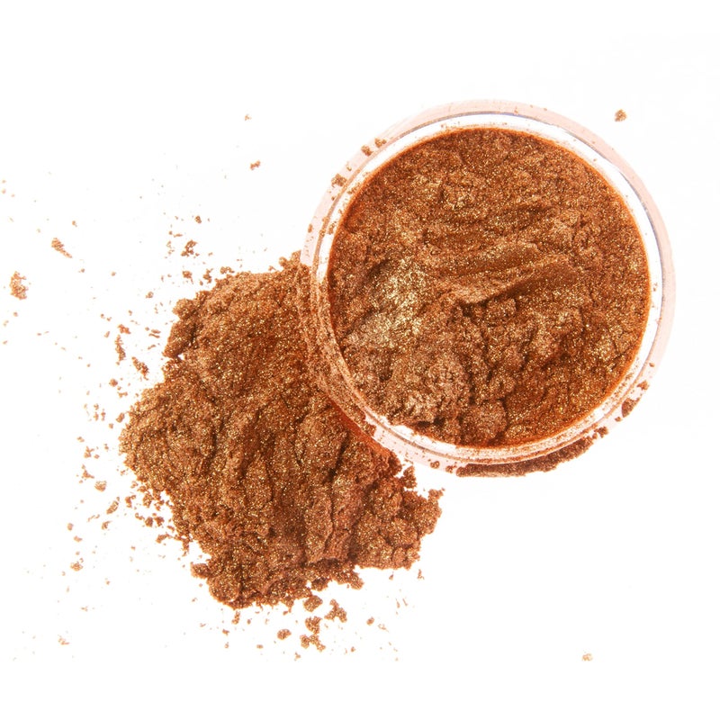 Slice of the Moon | Flashing Bronze Natural Mineral Mica Powder, 0.42oz (12g) | for Personal or Professional Use - Cosmetics, Epoxy Resin Projects, Nail Polish, Soaps, Bath Bombs, and Art Projects - Image 3